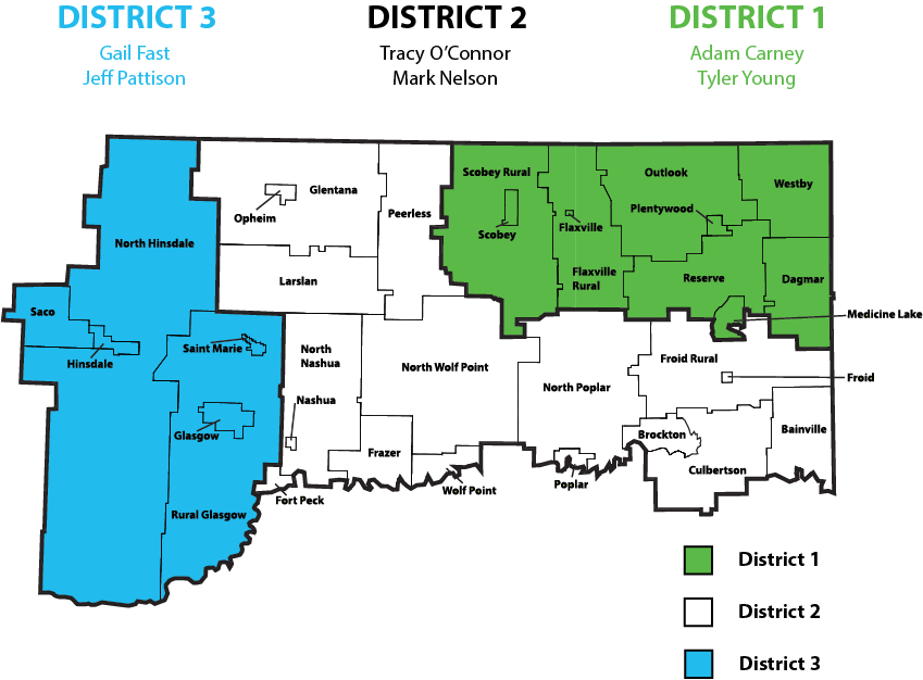 Nemont Telephone Cooperative | Districts Map